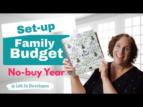 No-buy Year / January Budget Set-up / Tbm Bbp Workbook /  #lowincome #singlemom