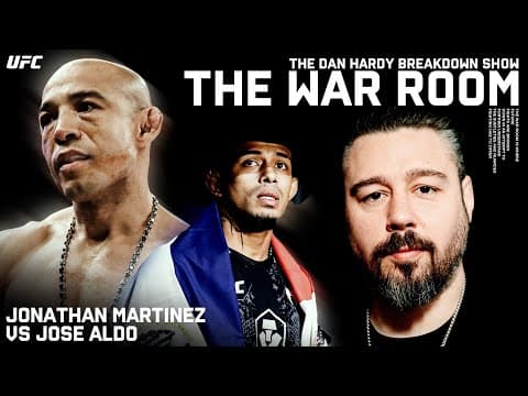 Jonathan Martinez Vs Jose Aldo | Dan Hardy Breakdown, The War Room Episode #309
