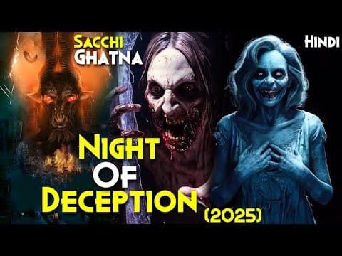 Night Of Deception (2025) Explained In Hindi | Real Cursed Movie Like Evil Dead - Dajjal 2025 Movie