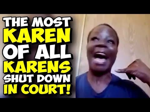 The Most Karen Of All Karens Gets Shut Down In Court!!! Pro Se Fail!!!