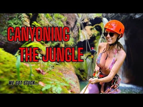 We Rappelled A Waterfall For Hours… And Got Stuck