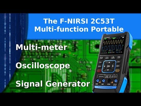 Electronics - The F-nirsi 2c53t Multimeter Oscilloscope