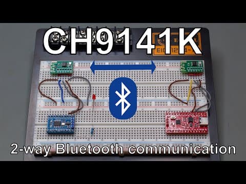 Ch32v006k8u6 Tutorial - Part 15 - Ch9141k Bluetooth Module