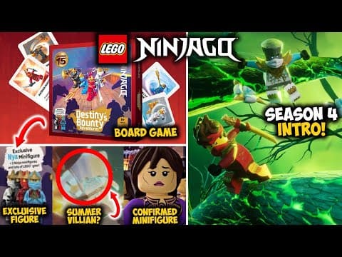 Final Anniversary Figure, Nya Zx Minifigure, Dr Season 4 Intro, & More Revealed & Teased!