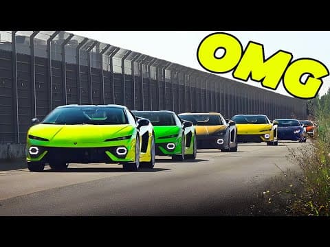 Lamborghini Invasion At The Factory 🔥