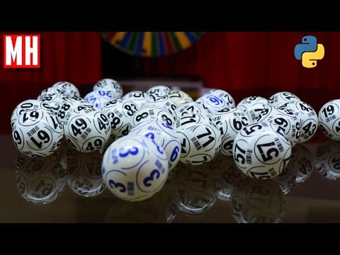 Python For Beginners #1 : Drawing Lottery Balls ( Code Included )