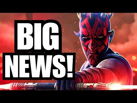 Maul Series Gets Huge Update & Official Details Revealed!