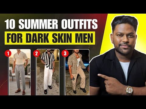 10 Best Summer Outfits For Dark Men 2025 | In Hindi | Summer Outfits | Dipak Shaw