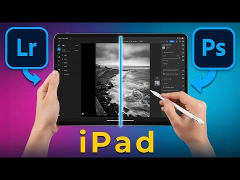 Editing A Photo In Lightroom + Photoshop ... On An Ipad