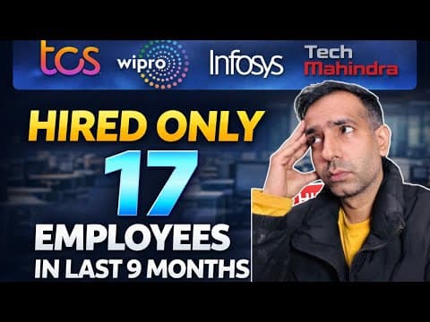 Tcs To Wipro - Hired Only 17 Employees In Last 9 Months. Really??