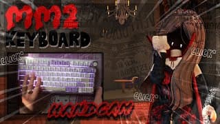 Playing Mm2 Halloween Update With Handcam 🦇⌨️ *asmr* @mechlands