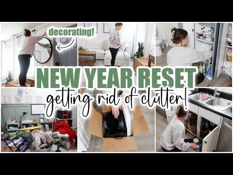 ✨2026 NEW YEAR HOME RESET • clean with me + major declutter!
