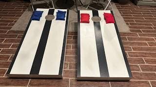 Diy Corn Hole Boards Made From Scrap Wood