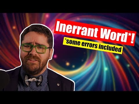 We Can Trust The Bible...because Of All The Errors And Contradictions!