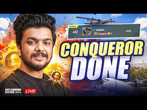 Finally Conqueror Done |  Top 100 Kru Kya ?? | Godl Guru