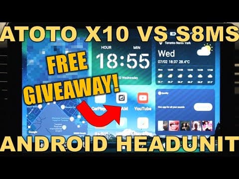 Android Headunit Comparison Review And Giveway!: Atoto S8 Ms Vs X10