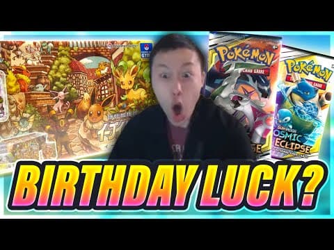 We Open A Eevee Heroes Gym Box! - Birthday Luck?!