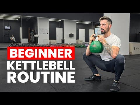 15-minute Beginner Kettlebell Workout - (follow Along)