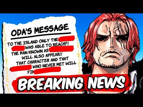 Bruh, Oda Just Revealed The Next Island!