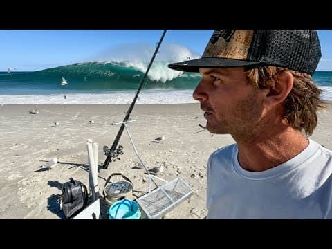 Fishing For Dinner On A Florida Beach In Winter | Pompano Sheepshead Whiting