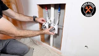 Pex A Shutoff Valve Installation With The Holdrite Fixture Outlet Box
