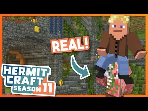 How To Ride A Zombie Piglin!!! - Minecraft Hermitcraft Season 11
