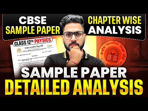 Class 12 Physics Cbse Sample Paper Detailed Analysis Boards 2026