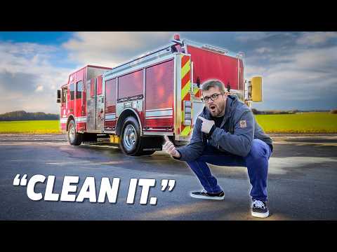 We Washed A Fire Truck