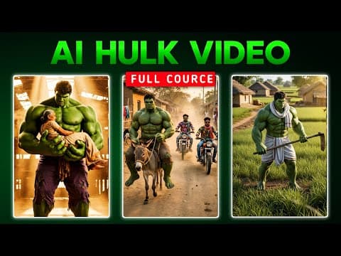 Unlimited Ai Hulk Videos Kaise Banaye | Ai Hulk Video Generator | Make Ai Hulk Video Free