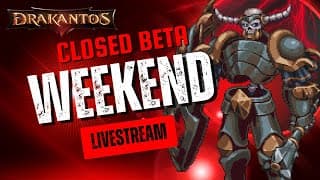 🐉 Drakantos Mmorpg | Closed Beta Weekend Livestream #1 | There Is Only Dwarf And Orc | #drakantos