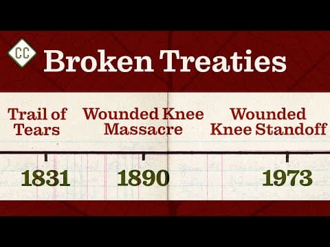 From The Trail Of Tears To Wounded Knee: Ep 11 Of Crash Course Native American History