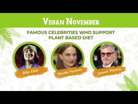 International celebrities supporting Plant Diet