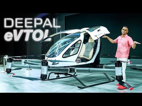 Deepal Showcases Ehang Evtol In Nepal | Flying Car Concept At Nada Auto Show - Lokesh Oli