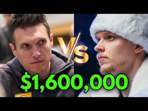 I Just Played A $1,600,000 Heads Up Match