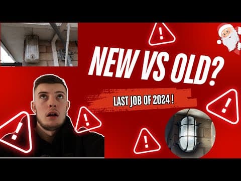 🔧 New Vs Old? | Last Electrical Job Of 2024! 🎅