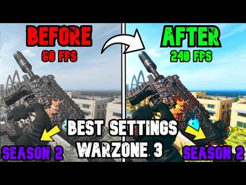 Best Pc Settings For Warzone 3 Season 2! (optimize Fps & Visibility)