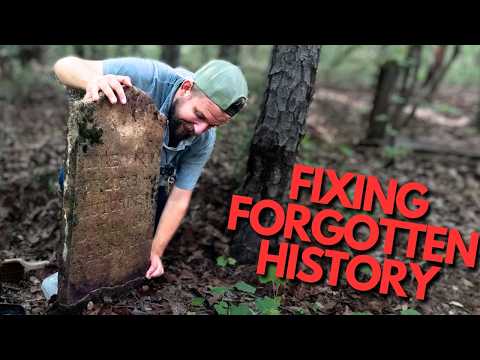 Fixing The Headstone Of A Man Born Enslaved In 1841 | Forgotten History Restored