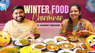 Non Veg Breakfast At Hotel Nayaab Ft. The Hungry Indians | Hyderabad | Arshiaa | Manideep Manchala