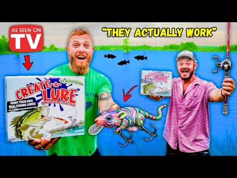 Create-a-lure Fishing Kit Catches Trophy Bass!
