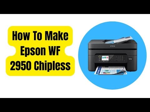 How To Convert Epson Wf 2950 Chipless