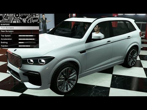 Gta 5 - Past Dlc Vehicle Customization - Ubermacht Rebla Gts (bmw X5)