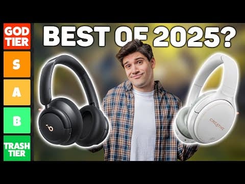 Best Budget Headphones 2025 Tier List - Noise Cancelling, For Gym, Music & More!