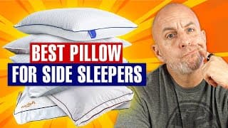 Best Pillows For Side Sleepers | Neck & Shoulders Relief