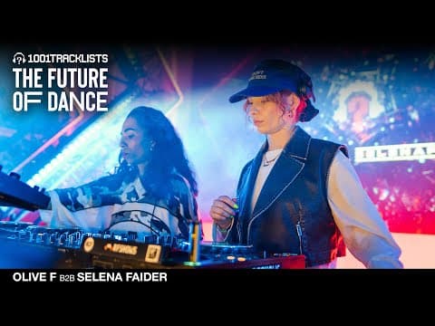 Olive F B2b Selena Faider - Live Dj Set @ 1001tracklists Top 101 Producers 2025 Amsterdam Party