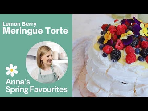 Let's Make Lemon Berry Meringue Torte! | Spring Favourites With Anna Olson
