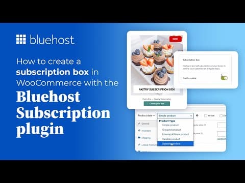 How To Create A Subscription Box In Woocommerce With The Bluehost Subscription Plugin