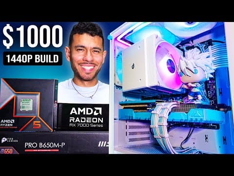 Most Powerful 1440p Gaming Pc For $1000 - Build Guide (w/ Benchmarks)