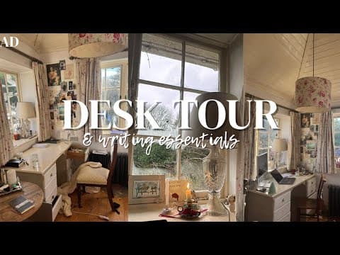 Cosy Desk Tour & Writing Essentials