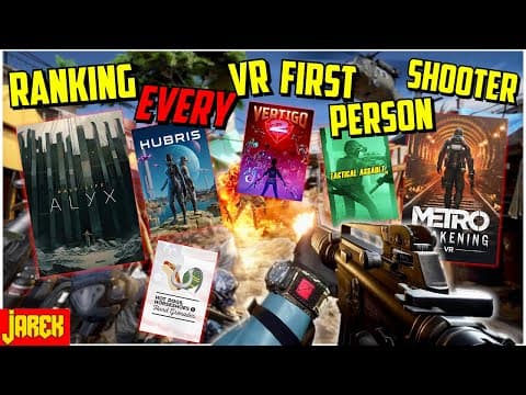 Ranking Every Vr First Person Shooter I've Ever Played