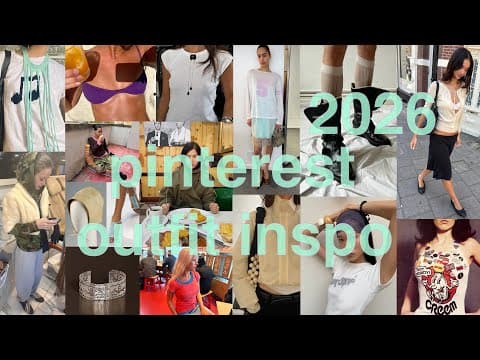 My 2026 Pinterest Board Fashion Inspo